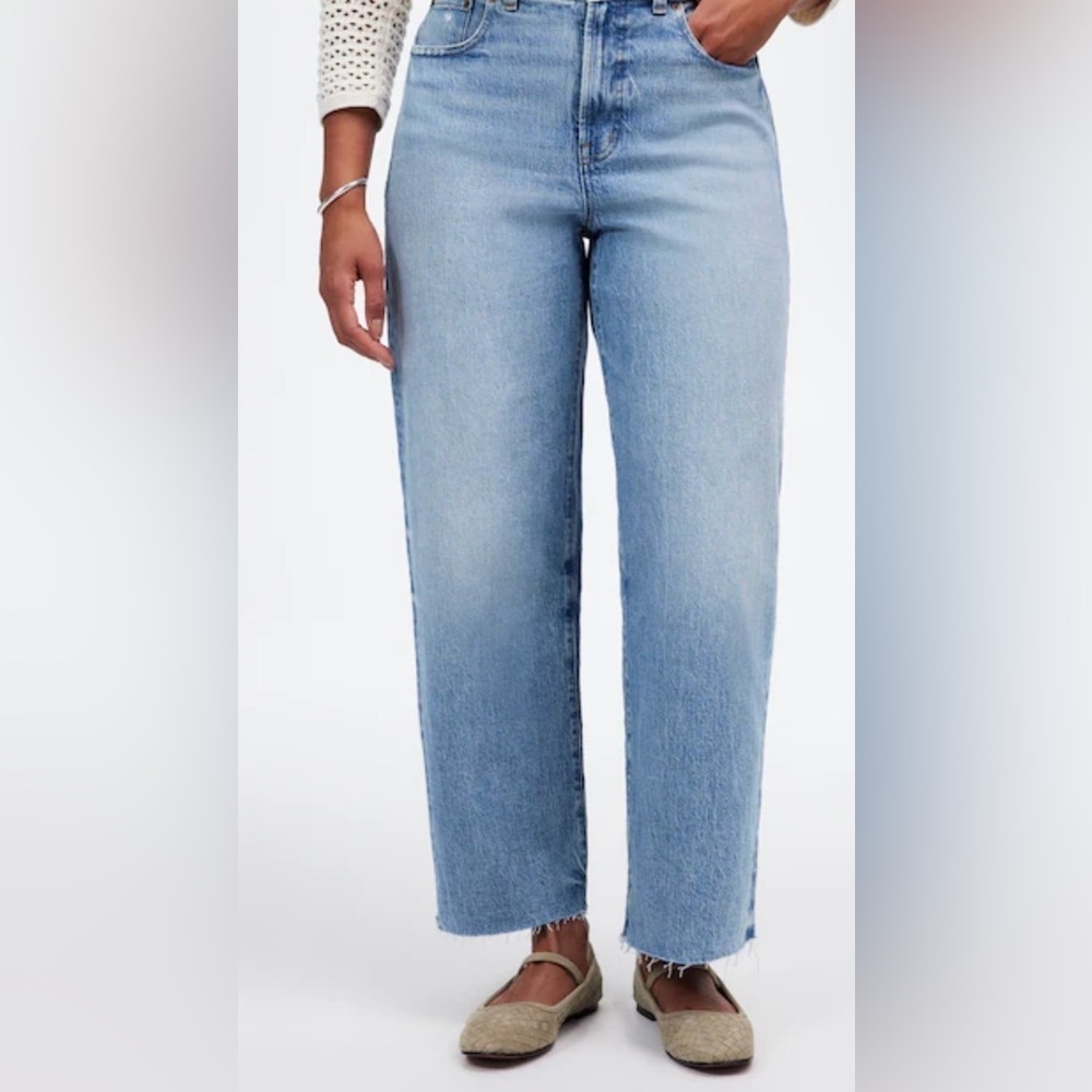 Madewell Light Blue Flare Jeans - Picture 2 of 12